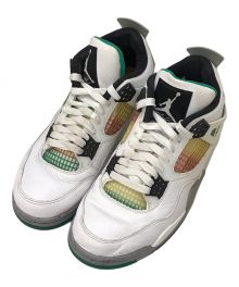 NIKE（ナイキ）の古着「AIR JORDAN 4 "LUCID GREEN"」｜ホワイト×グリーン