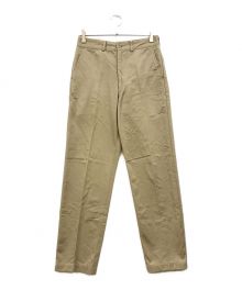 AUBERGE（オーベルジュ）の古着「LV CHINOS スビンコットン パンツ」｜ベージュ