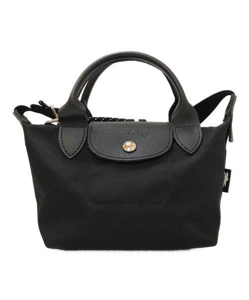 LONGCHAMP（ロンシャン）LONGCHAMP (ロンシャン) ルプリアージュ エナジーXS トップハンドルバッグ ブラックの古着・服飾アイテム