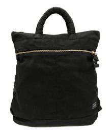 PORTER（ポーター）の古着「WEAVE 2WAY HELMETBAG」｜ブラック