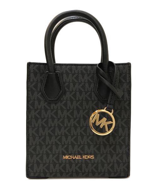 MICHAEL KORS（マイケルコース）MICHAEL KORS (マイケルコース) ミニショルダーバッグ ブラック×グレーの古着・服飾アイテム