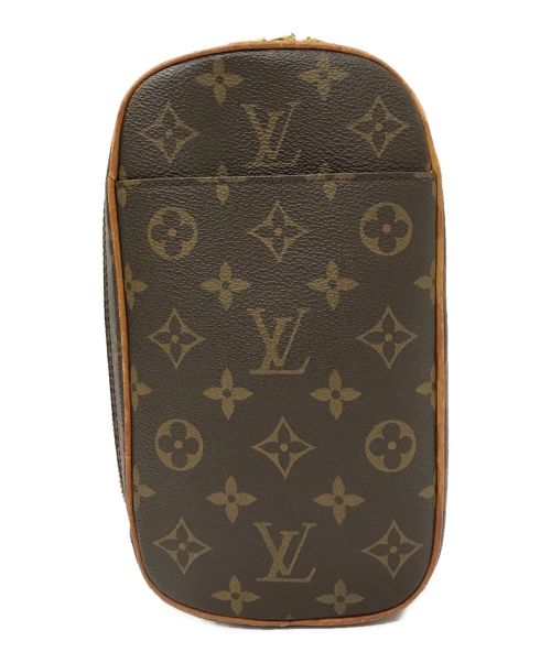 LOUIS VUITTON（ルイ ヴィトン）LOUIS VUITTON (ルイ ヴィトン) ポシェット・ガンジュ ブラウンの古着・服飾アイテム