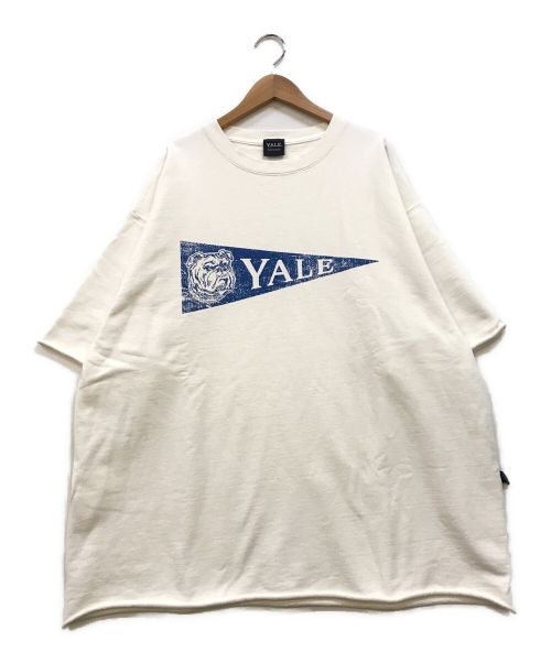 FRAMeWORK（フレームワーク）FRAMeWORK (フレームワーク) YALE/BIG-TEEスウェット2 ホワイト サイズ:下記参照の古着・服飾アイテム