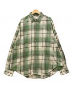 THE SHINZONEザ シンゾーン）の古着「CHECK DADDY SHIRT」｜グリーン