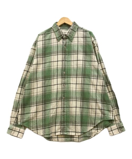 THE SHINZONE（ザ シンゾーン）THE SHINZONE (ザ シンゾーン) CHECK DADDY SHIRT グリーン サイズ:RSの古着・服飾アイテム