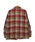 PENDLETON (ペンドルトン) 50s チェックウールジャケット レッド×ベージュ サイズ:M：7000円