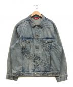 SUPREMEシュプリーム）の古着「S Logo Denim Trucker Jacket」｜インディゴ