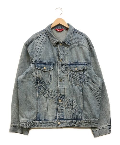 SUPREME（シュプリーム）SUPREME (シュプリーム) S Logo Denim Trucker Jacket インディゴ サイズ:XLの古着・服飾アイテム