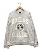 KITH×RUSSELL ATHLETICキス×ラッセルアスレチック）の古着「CUNY Queens College Crewneck」｜グレー