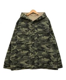 KITH（キス）の古着「Reversible Hooded Ginza」｜カーキ×ベージュ