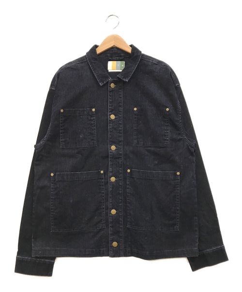 KITH（キス）KITH (キス) Denim Willoughby Chore Jacket ネイビー サイズ:Lの古着・服飾アイテム