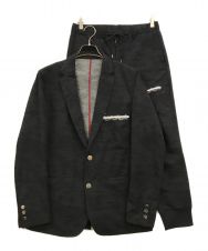 acanthus (アカンサス) muta MARINE (ムータマリン) Trimming Pocket Tailored JKT セットアップ ブラック サイズ:ジャケット:6/パンツ:5