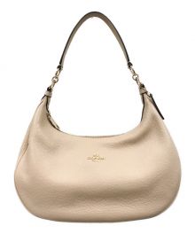 COACH（コーチ）の古着「Harley East/west Hobo ハーレー 2WAYホーボーバッグ」｜ベージュ