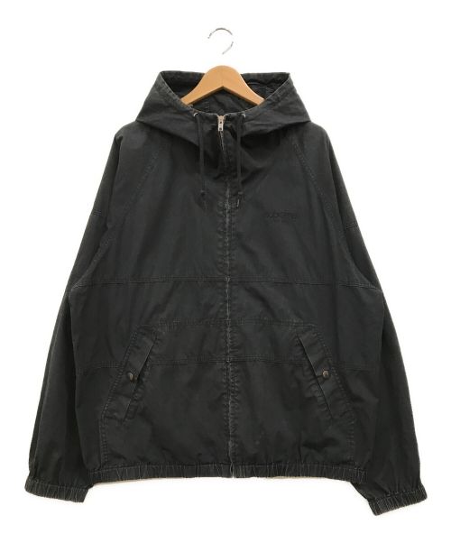 SUPREME（シュプリーム）SUPREME (シュプリーム) Cotton Hooded Raglan Jacket ブラック サイズ:Lの古着・服飾アイテム