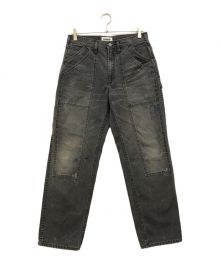 BOWWOW（バウワウ）の古着「DOUBLE KNEE DUCK PAINTER PANTS AGEING」｜グレー