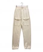 Kinemaキネマ）の古着「heavy weight military sweatpants」｜ベージュ