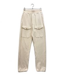 Kinema（キネマ）の古着「heavy weight military sweatpants」｜ベージュ