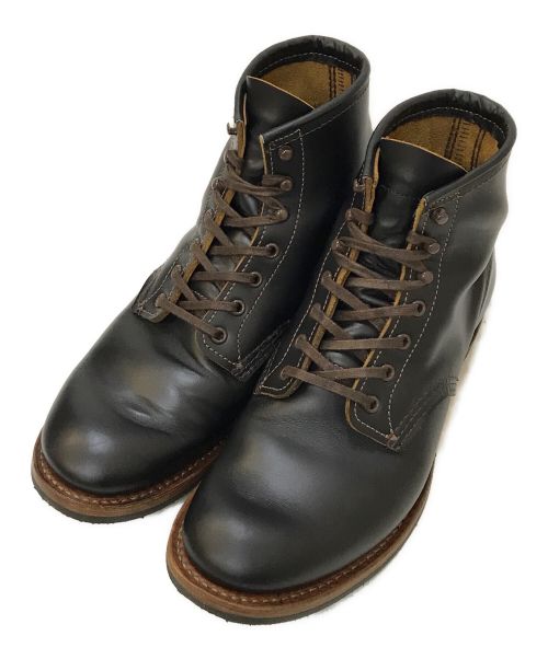 RED WING（レッドウィング）RED WING (レッドウィング) Beckman Flatbox ラウンドトゥブーツ ブラック サイズ:26㎝の古着・服飾アイテム