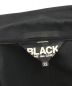 中古・古着 BLACK COMME des GARCONS (ブラック コムデギャルソン) ランダムボタンテーラードジャケット ブラック サイズ:XS：15000円