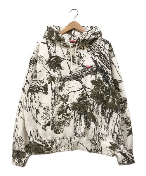 SUPREME（シュプリーム）SUPREME (シュプリーム) Small Box Hooded Sweatshirt Snow Camo ホワイト×カーキ サイズ:Sの古着・服飾アイテム