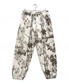 SUPREMEシュプリーム）の古着「Small Box Sweat Pants snow camo」｜ホワイト×カーキ