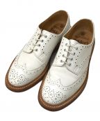 Tricker'sトリッカーズ）の古着「BOURTON ウィングチップシューズ」｜ホワイト