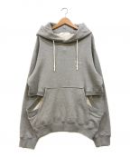 TOGA ARCHIVESトーガアーカイブス）の古着「HOLE SWEAT HOODIE」｜グレー