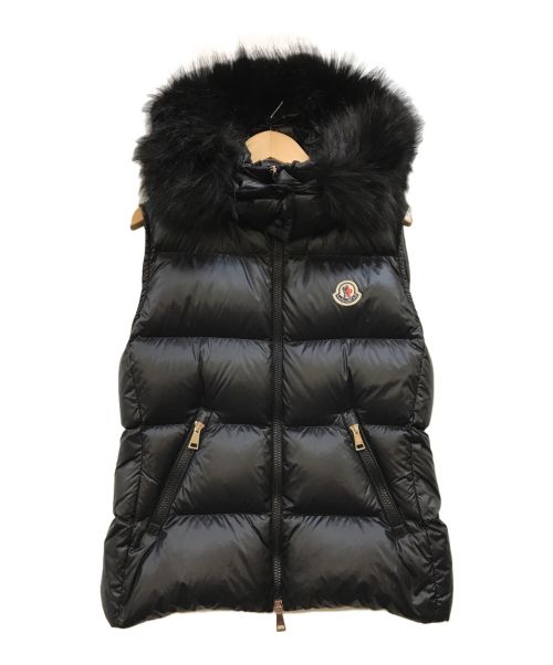 MONCLER（モンクレール）MONCLER (モンクレール) GALLINULE GILET ダウンベスト ブラック サイズ:1の古着・服飾アイテム