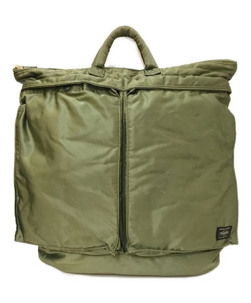 PORTER（ポーター）PORTER (ポーター) TANKAER 2WAY HELMET BAG グリーンの古着・服飾アイテム