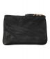 COMME des GARCONS (コムデギャルソン) WASHED WALLET ZIP POUCH ブラック：7000円