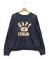 A BATHING APE（アベイシングエイプ）の古着「前V クルーネックスウェット」｜ネイビー