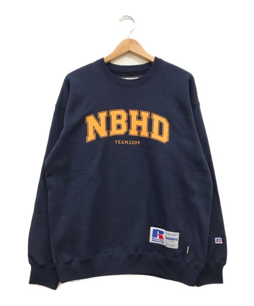 NEIGHBORHOOD（ネイバーフッド）NEIGHBORHOOD (ネイバーフッド) RUSSELL ATHLETIC (ラッセルアスレチック) SWEATSHIRT LS ネイビー サイズ:Sの古着・服飾アイテム