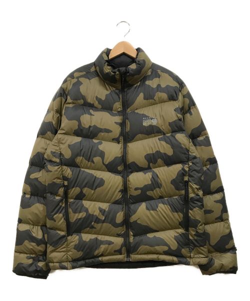 MOUNTAIN HARD WEAR（マウンテンハードウェア）MOUNTAIN HARD WEAR (マウンテンハードウェア) カモフラダウンジャケット オリーブ サイズ:Lの古着・服飾アイテム