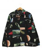 KITH×STAR WARSキス×スターウォーズ）の古着「Planets Coaches Jacket Black プラネッツコーチジャケット」｜ブラック