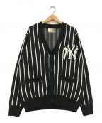 KITH×MLBキス×エムエルビー）の古着「KITH＆MLB for New York Yankees Cardigan カーディガン」｜グリーン