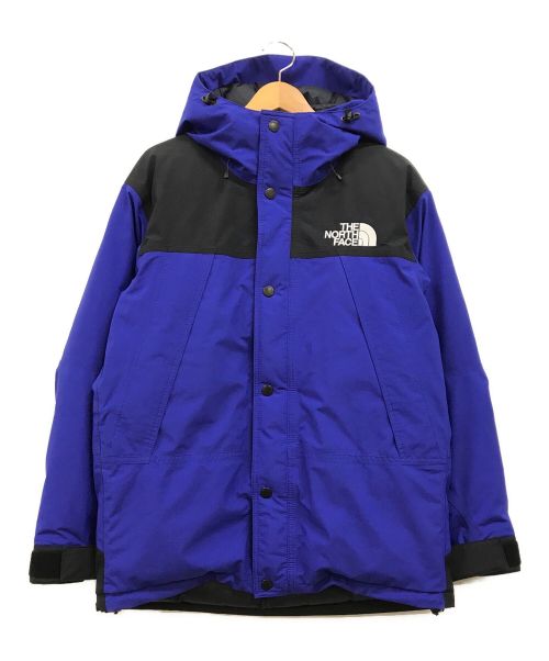 THE NORTH FACE（ザ ノース フェイス）THE NORTH FACE (ザ ノース フェイス) ダウンジャケット ブラック×ブルー サイズ:Mの古着・服飾アイテム