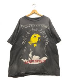 SAINT MICHAEL（セントマイケル）の古着「B FOR REAPER ショートスリーブプリントTシャツ」｜フェードブラック