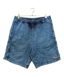 DIESEL（ディーゼル）の古着「Fs Track Denim デニムハーフパンツ」｜ブルー