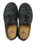 中古・古着 Dr.Martens (ドクターマーチン) FLORAL JACQUARD 3ホールシューズ ブラック×リッチパープル サイズ:UK4：14000円