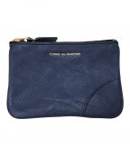 COMME des GARCONSコムデギャルソン）の古着「WASHED WALLET ZIP POUCH」｜ネイビー