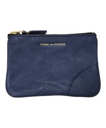 COMME des GARCONS（コムデギャルソン）の古着「WASHED WALLET ZIP POUCH」｜ネイビー