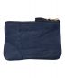 COMME des GARCONS (コムデギャルソン) WASHED WALLET ZIP POUCH ネイビー：7000円