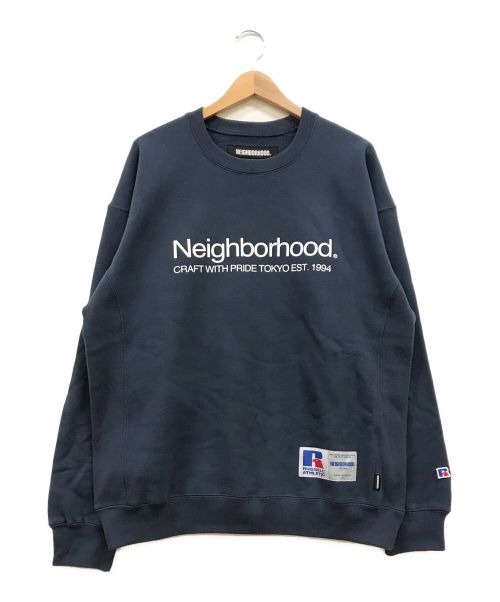 RUSSELL ATHLETIC（ラッセルアスレチック）RUSSELL ATHLETIC (ラッセルアスレチック) NEIGHBORHOOD (ネイバーフッド) SWEATSHIRT LS ネイビー サイズ:Mの古着・服飾アイテム