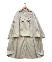 CLANE（クラネ）の古着「BACK LONG FLARE COAT」｜グレー