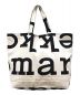 marimekko (マリメッコ) AHKERA LOGO BAG ベージュ×ブラック：7000円