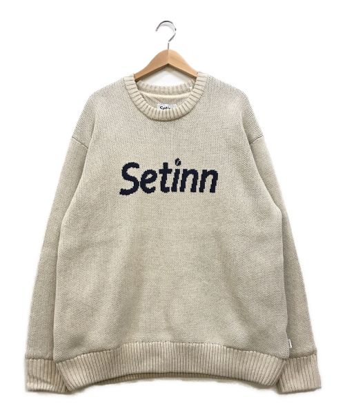 SETINN（セットイン）SETINN (セットイン) Jacquard Knit ニット アイボリー サイズ:XLの古着・服飾アイテム