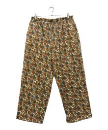 BEAMS×FARAH×TOO HOT Limited（ビームス×ファーラー×トゥーホットリミテッド）の古着「総柄 PANTS」｜ブラウン×レッド