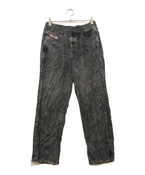 DIESEL（ディーゼル）DIESEL (ディーゼル) DENIM-EFFECT P-FERGY-A PANTS ブラック サイズ:46の古着・服飾アイテム