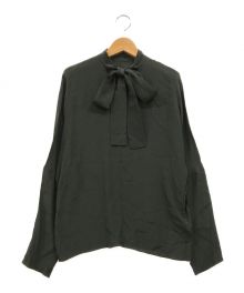 Plage（プラージュ）の古着「SILK RAYON BOW」｜グリーン