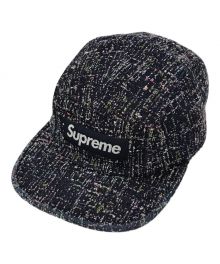 SUPREME（シュプリーム）の古着「Denim Boucle Camp Cap キャップ」｜ネイビー